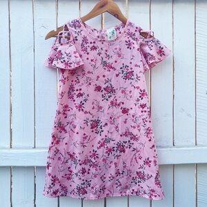 Lily Blue Pink floral dress Size 6